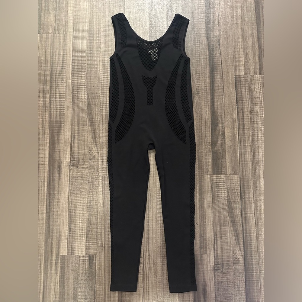 Love J Black Mesh Detail Top